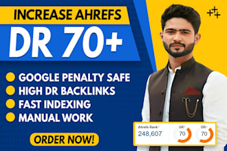 increase domain rating ahrefs DR domain rating 70