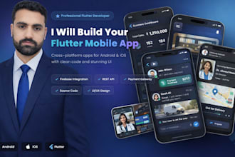 be your flutter developer for mobile app in flutter development