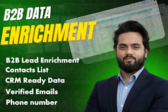 do b2b lead enrichment and verify emails with low bounce