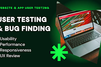test your website for usability and user testing