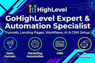 your go high level expert for real estate, coaching and home services crm setup