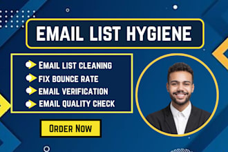 clean email list hygiene bounce rate email verification data cleaning