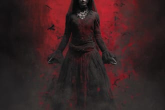 draw a metal, horror, dark art