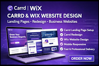 carrd website design carrd landing page redesign carrd co wix website design