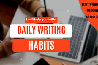 coach you to build a writing habit and start your manuscript