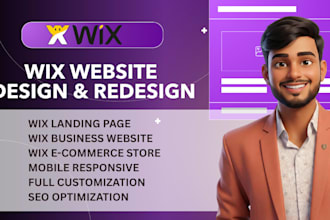 do wix website design, redesign wix website, wix ecom store
