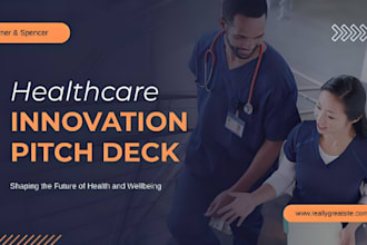 design telemedicine startup pitch deck healthtech innovation investor pitch deck