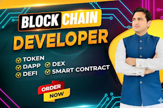 develop secure blockchain smart contracts and web3 dapps for defi projects