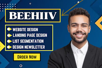 design beehiiv publication layout newsletter website web design beehiiv expert