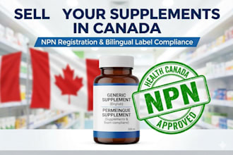 npns canada product registration and obtain health canada approval
