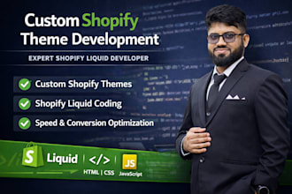build a custom shopify theme using liquid code