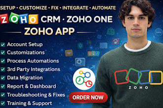 do customize automate your zoho CRM zoho one zoho app, be your zoho one expert