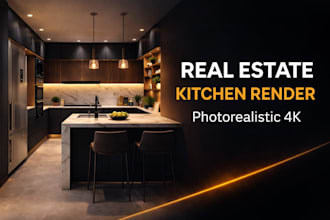 create luxury kitchen design for real estate