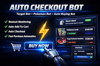 do auto checkout bot, auto buying bot, pokemon bot auto purchase bot, target bot