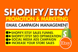 boost your shopify store sales etsy shop promotion etsy ads shopify marketing