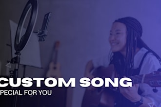write a personal love letter or custom love song from your story