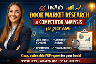 conduct market research book market analysis  competitor analysis