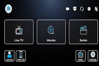 rebrand and develop tivimate, sparkle tv, kodi tv app and iptv smarters pro