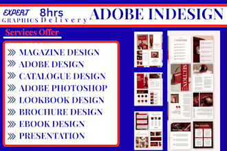 design magazine, catalog, brochure, adobe indesign, lookbook design, whitepaper