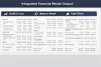 create a financial model