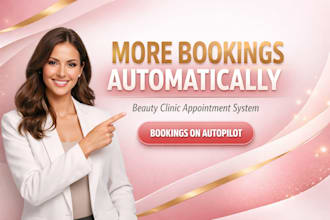 build appointment booking automation, client follow up system for beauty clinics