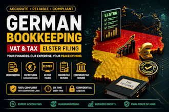 do german bookkeeping, vat, elster tax filing and tax returns
