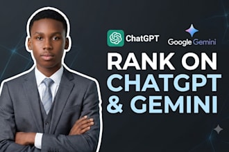 build ai visibility score to rank website on chatgpt and gemini
