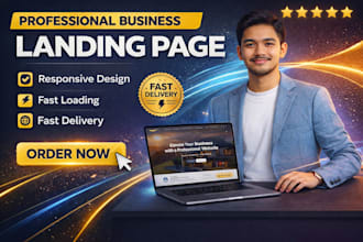 build a professional landing page