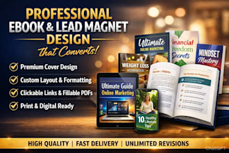 design professional pdf, lead magnet, and book formatting