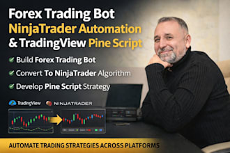 build forex trading bot ninjatrader automation and tradingview pinescript