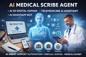 do hipaa agentic medical ai saas multi modal avatar, 3d imaging, ambient scribe