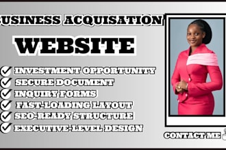 business acquisition website, business broker website, mergers and acquisitions