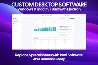 build a cross platform custom desktop