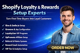 setup shopify loyalty rewards rivo uppromote joy growave smileio loyaltylion