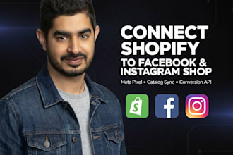 connect the shopify store to the facebook and instagram shop