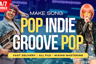 remake pop and indie music with groovy style