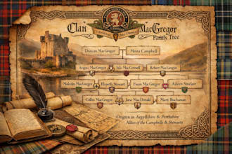 do scottish ancestry and clan genealogy research family tree records