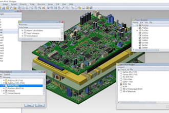 create multilayer pcb design in altium or kicad with fabrication files