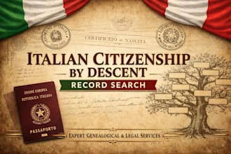 find and request italian record for citizenship by descent