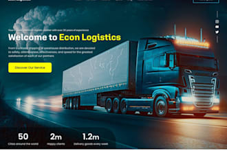 build logistics and moving website with shipment tracking quote calculator leads