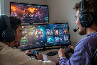 play games and grind with you in mmos, mobas, or arpgs