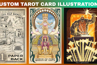 create a custom tarot zodiac tcg card game, playing cards and card decks for you