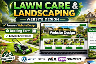design responsive lawn care, landscaping, snow removal website agric website