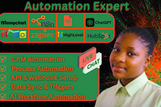 integrate zapier hubspot, n8n, zoho flow, google sheet gohighlevel ai automation