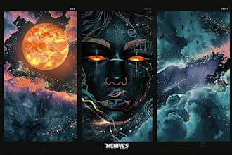 design unique music cover art