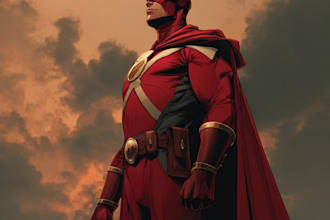 superhero character for comics