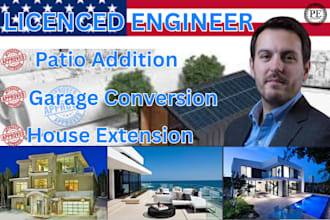united states full permit,garage conversion, foundation plan,california permit