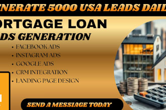 exclusive converting 5000 USA mortgage loan lead tax preparation finding lead