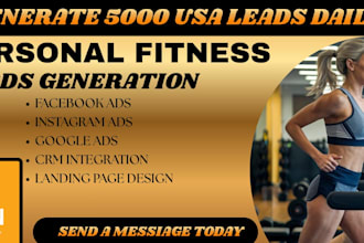 exclusive converting 5000 USA personal fitness leads