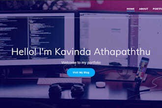 create a professional website
